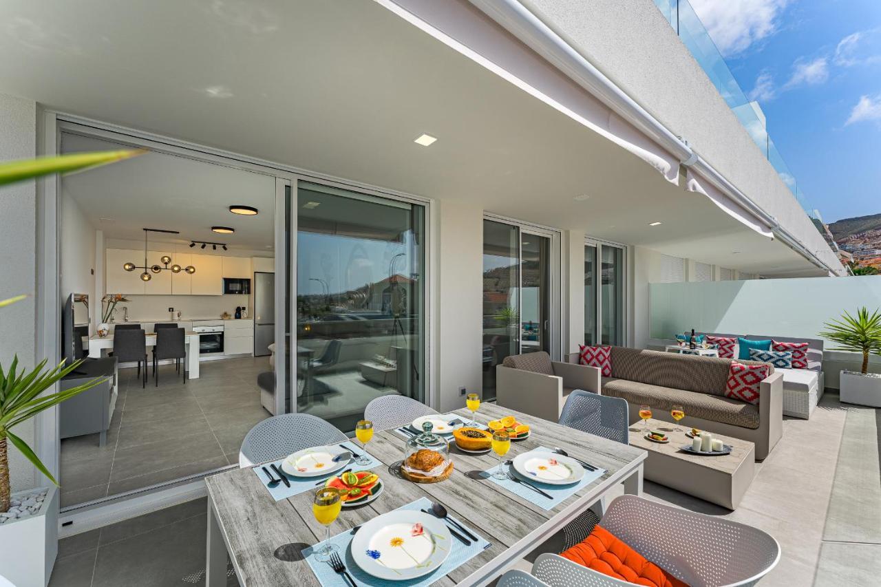 Modern New Apartment Las Terrazas De Costa Adeje. Heated Pool, Big Terrace And Private Parking Экстерьер фото